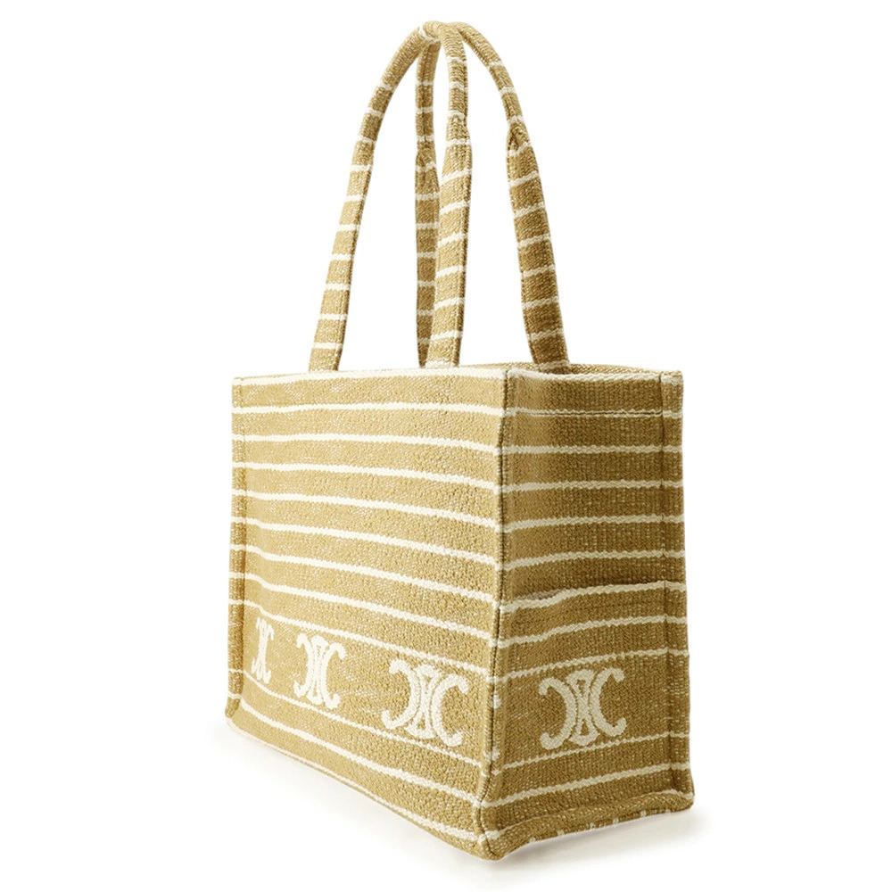 Celine Tote Triomphe Canvas Bag Black